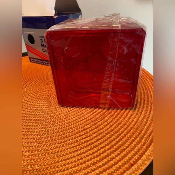 COPY - Desk Acrylic Memo Block Set, Colored Paper and attached Pen, NWT - Picture 8 of 9